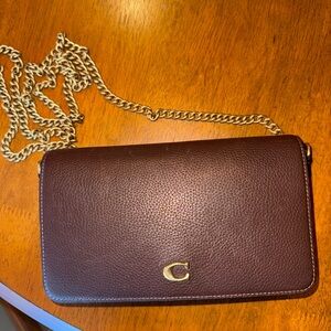 Coach Brown Leather Crossbody Bag